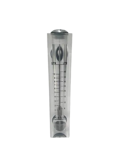 Flowmeter Rotameter Panel LZM-25Z 1-10GPM/5-40LPM